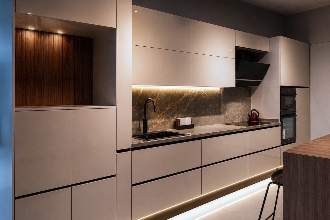 Kartela Mutfak showroom modern mutfak dolabı modeli